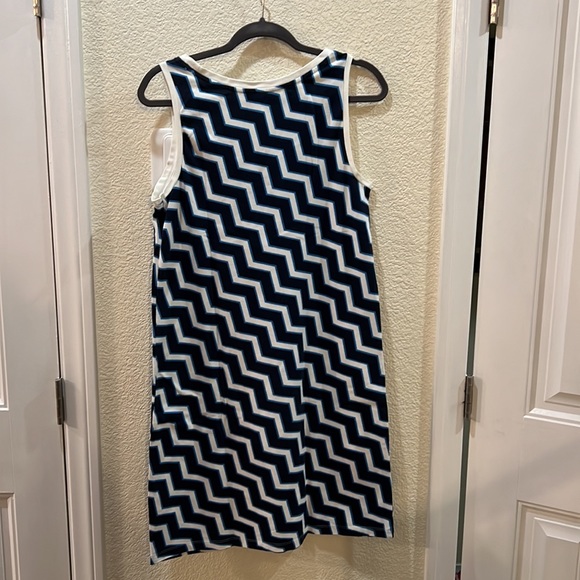 Tommy Hilfiger navy/teal/white short casual dress - Picture 4 of 4